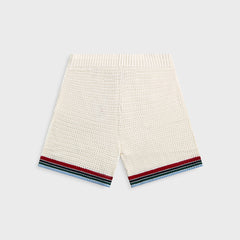 Casablanca Sporty Crochet Short - White | Kith White