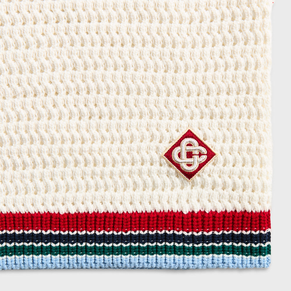 Casablanca Sporty Crochet Short - White | Kith White