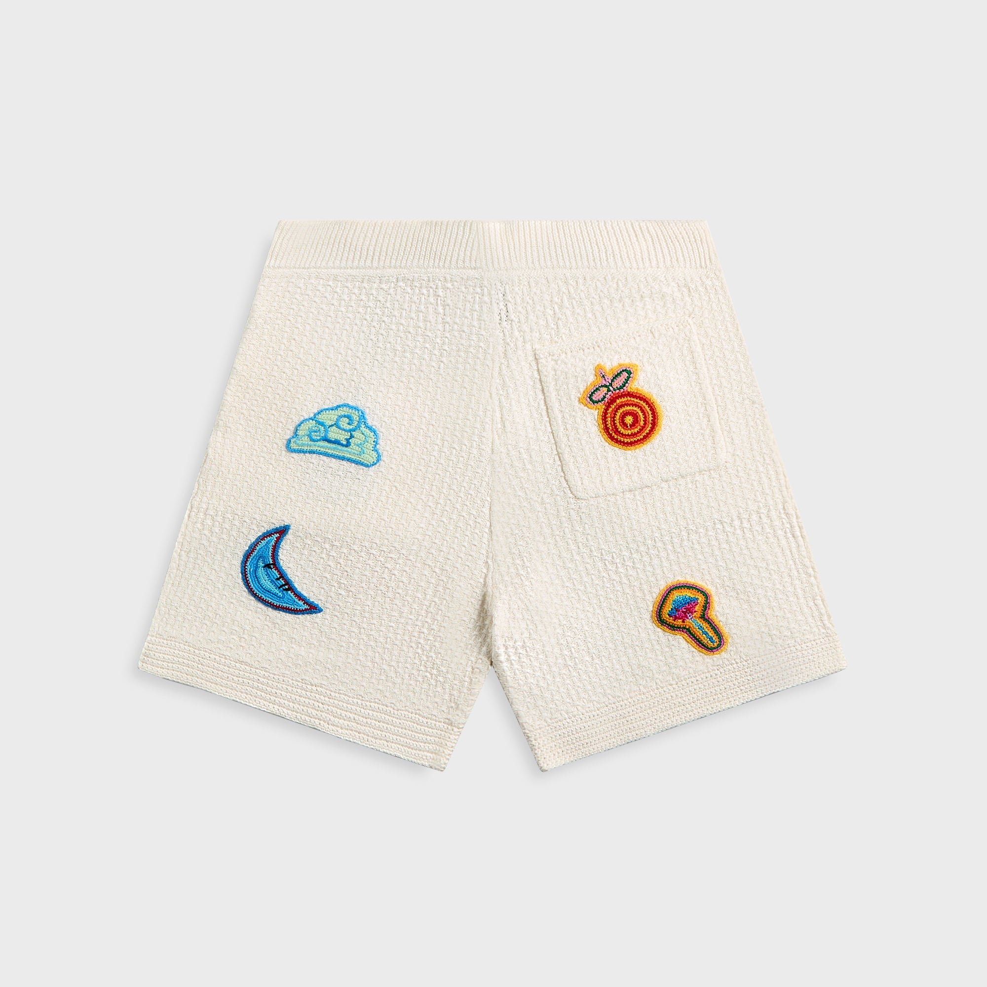 Casablanca Crochet Short With Patches - White | Kith White