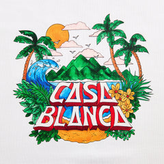 Casablanca Casa Beach Wave Printed Oversized Tee - White | Kith White