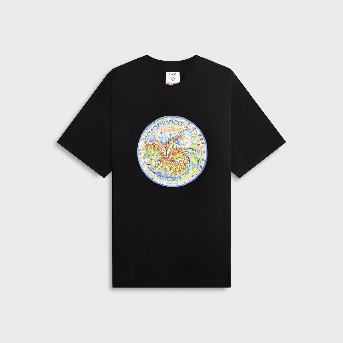 Casablanca The Four Elements Printed Tee - Black | Kith Black
