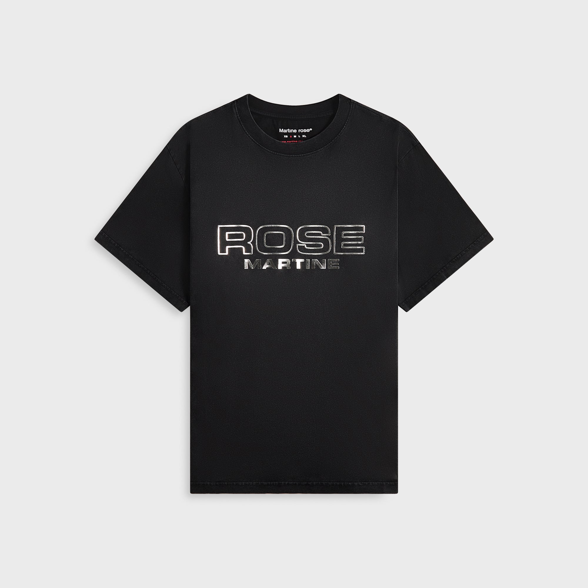 Martine Rose Classic Tee - Black Rose Outline | Kith Black Rose Outline