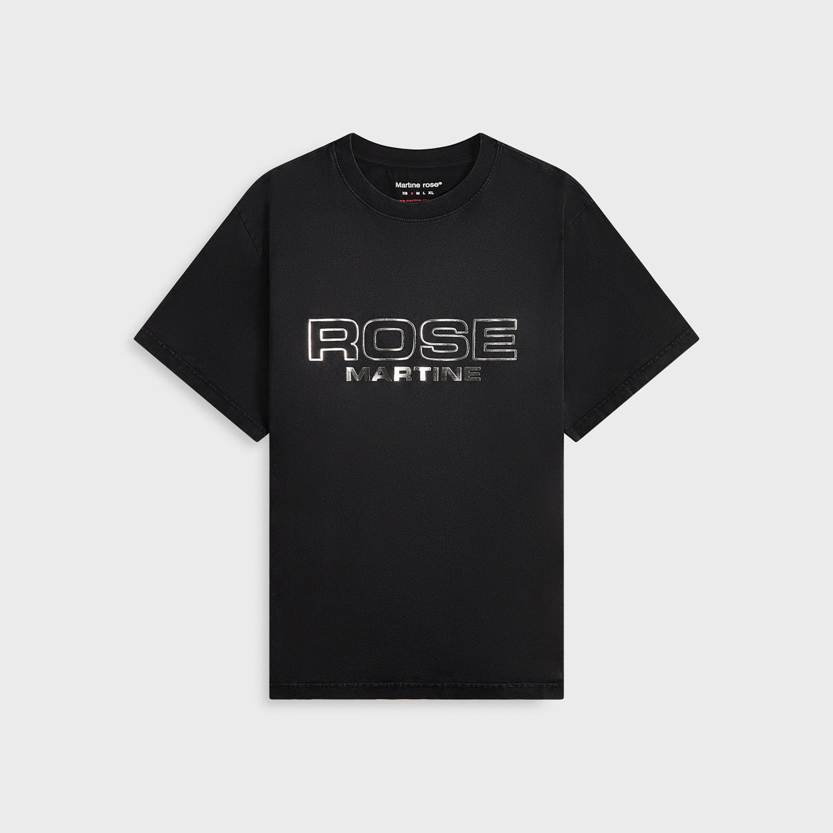 Martine Rose Classic Tee - Black Rose Outline | Kith Black Rose Outline