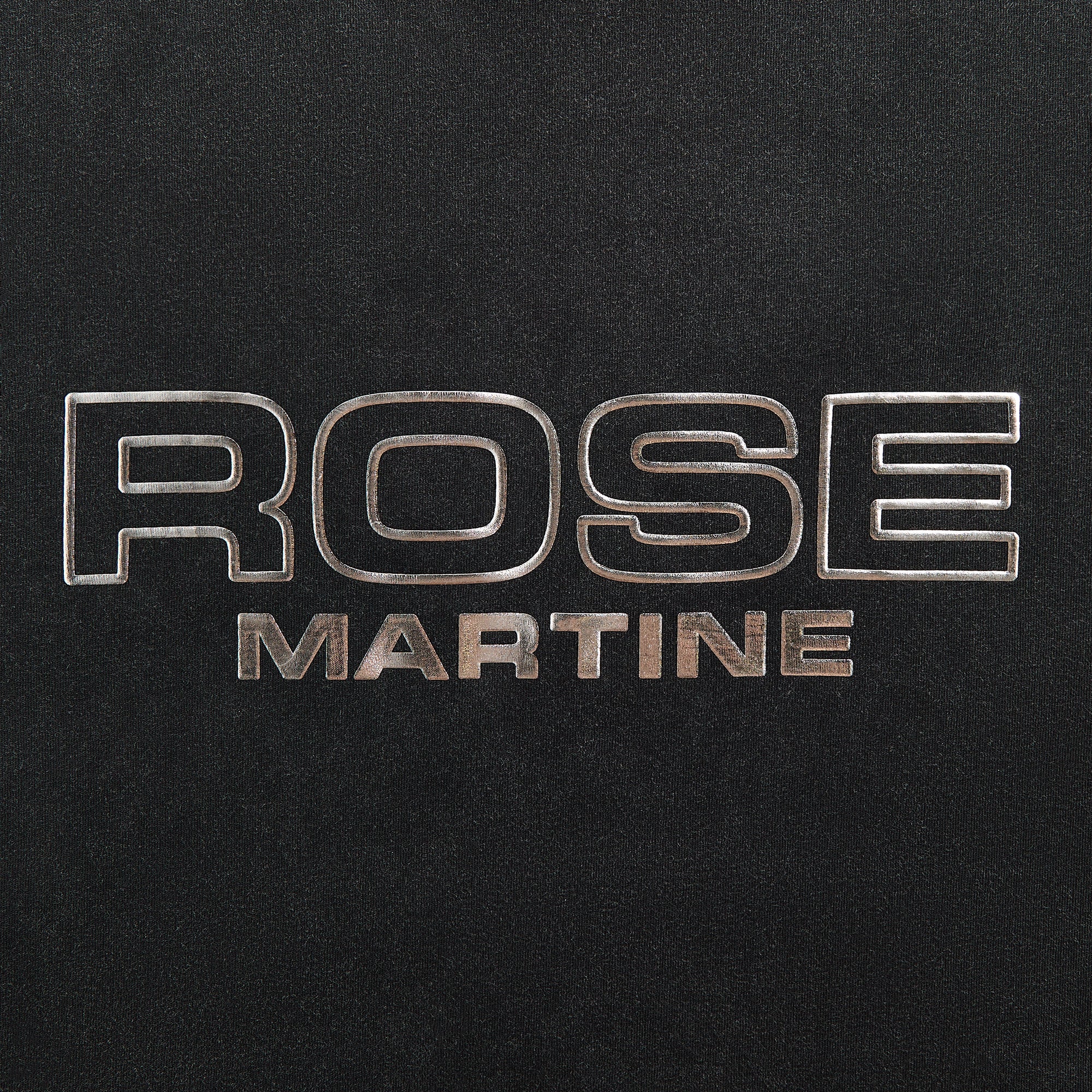 Martine Rose Classic Tee - Black Rose Outline | Kith Black Rose Outline