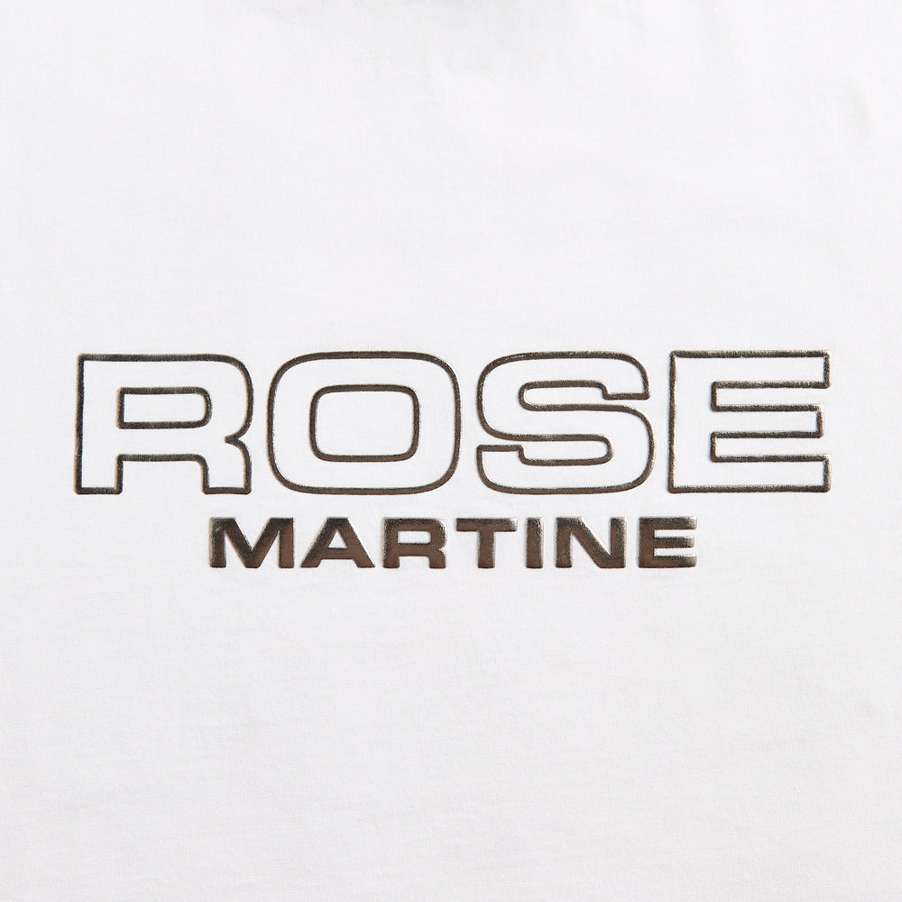Martine Rose Classic Tee - White Rose Outline | Kith White Rose Outline