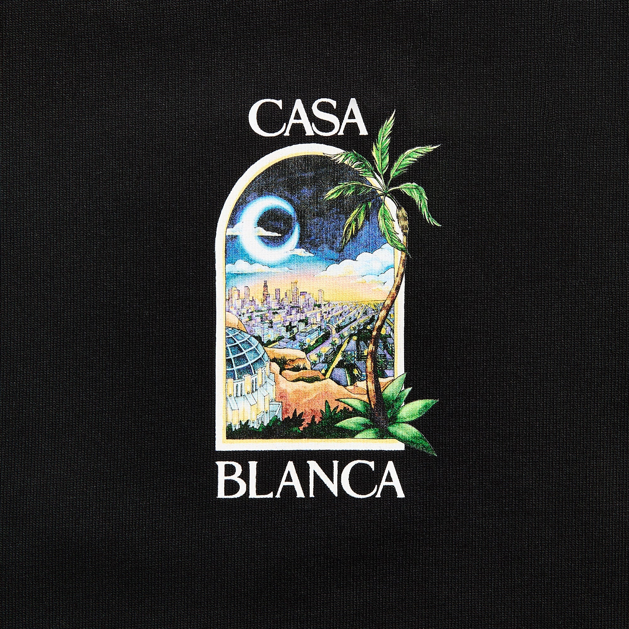Casablanca La Night Printed Tee - Black | Kith Black