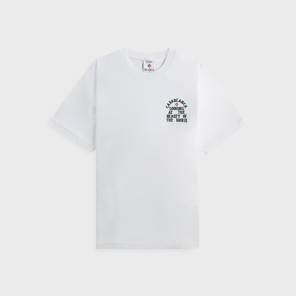 Casablanca Looking At The Beauty Of The World Printed Tee - White | Kith White