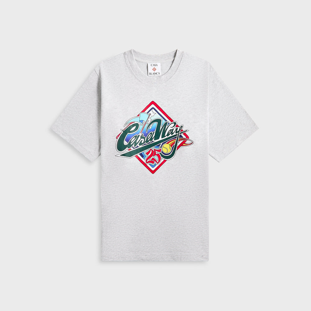 Casablanca Casa Way World Series Printed Tee - Grey Marble | Kith Grey Marble
