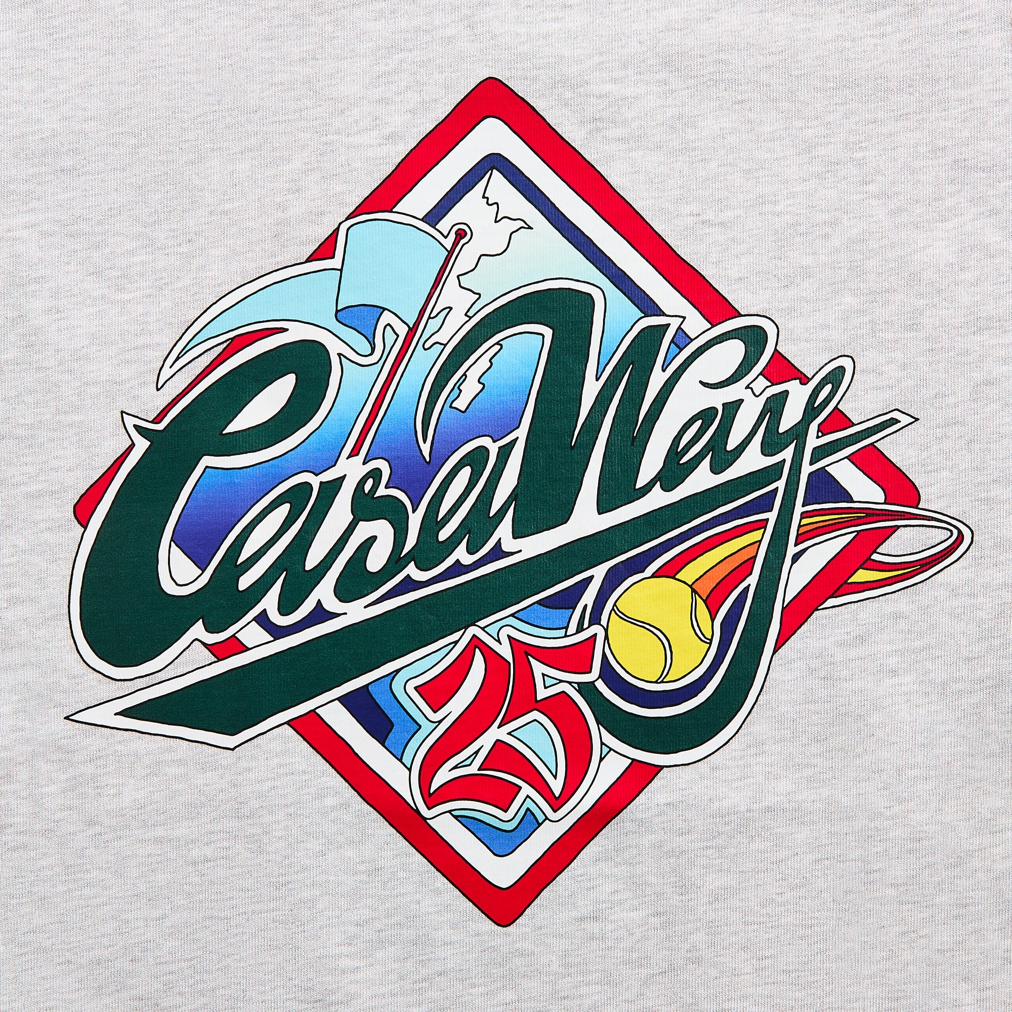 Casablanca Casa Way World Series Printed Tee - Grey Marble | Kith Grey Marble