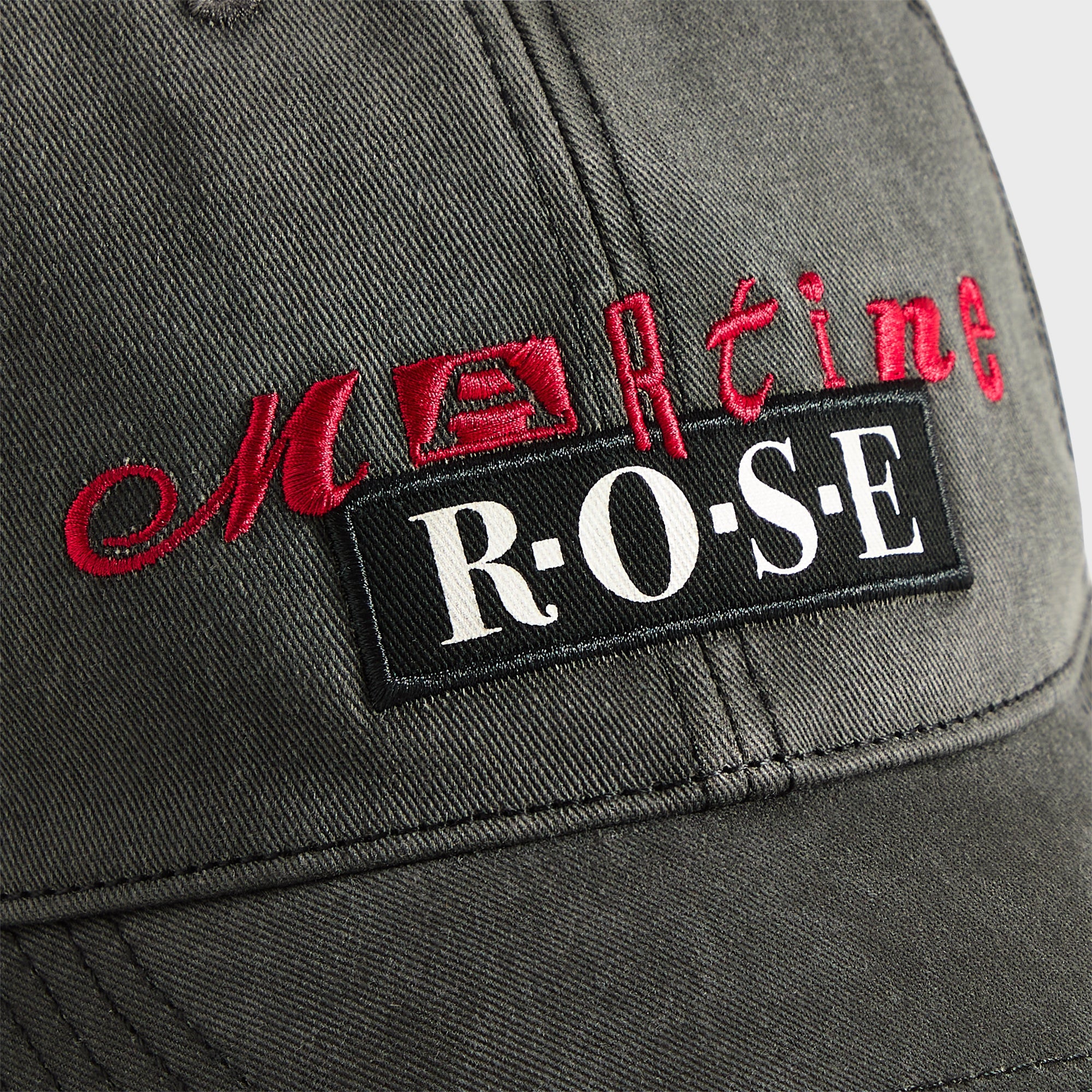 Martine Rose Roll Back Cap - Grey / Red | Kith Grey / Red