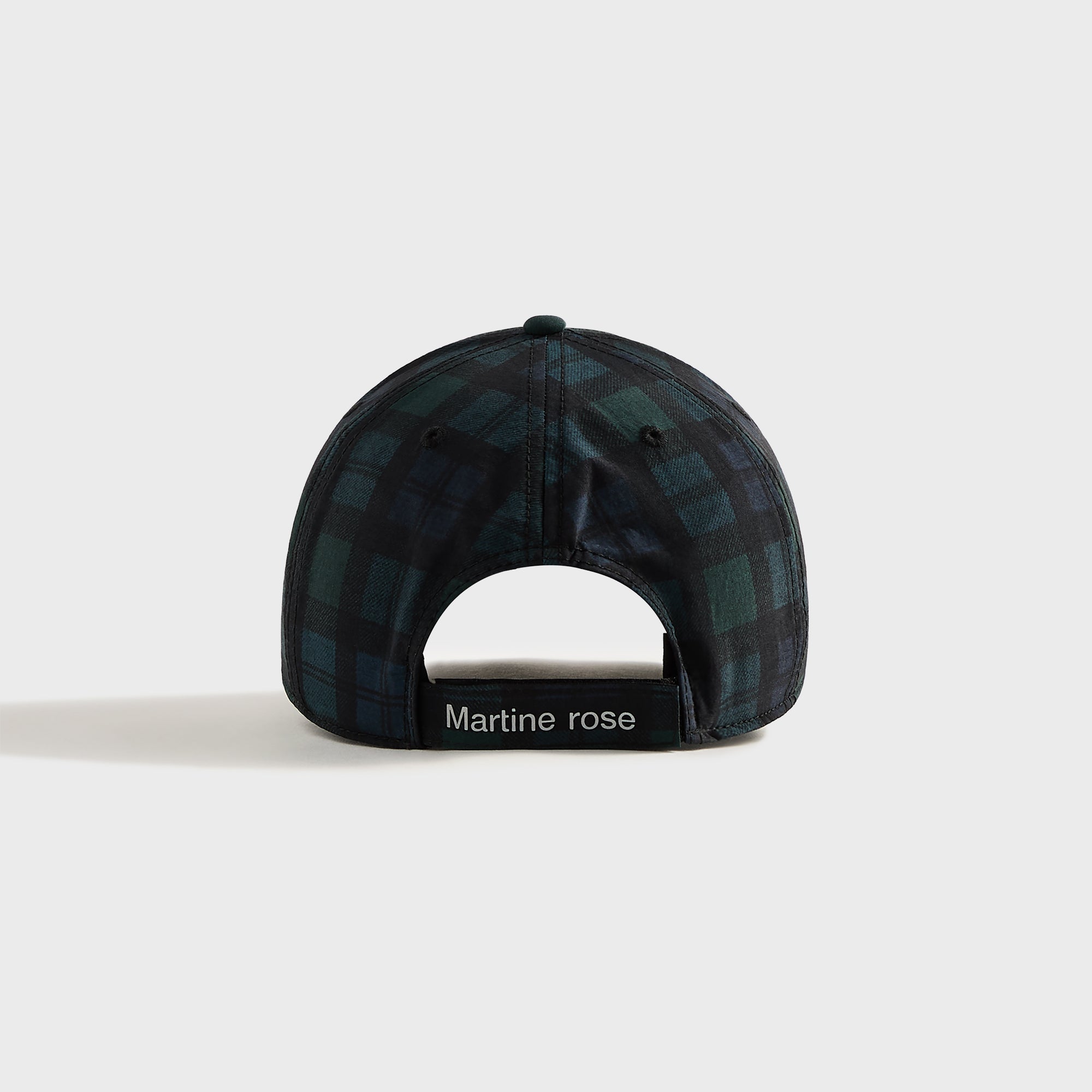 Martine Rose Nylon Cap - Black / Tartan | Kith Black / Tartan