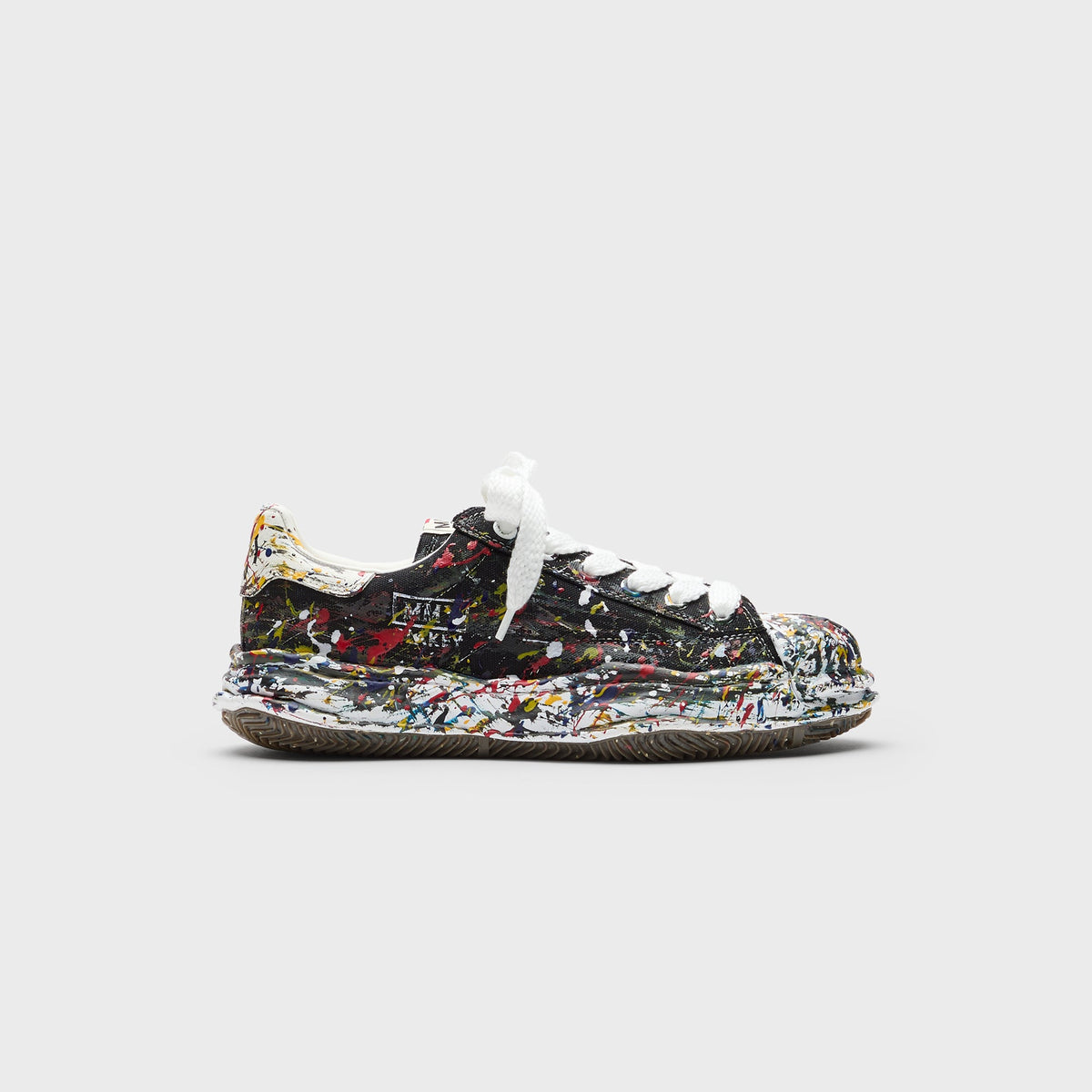 Mihara Yasuhiro Blakey Original Sole Sputtering Canvas Low Top Sneaker | Kith Black