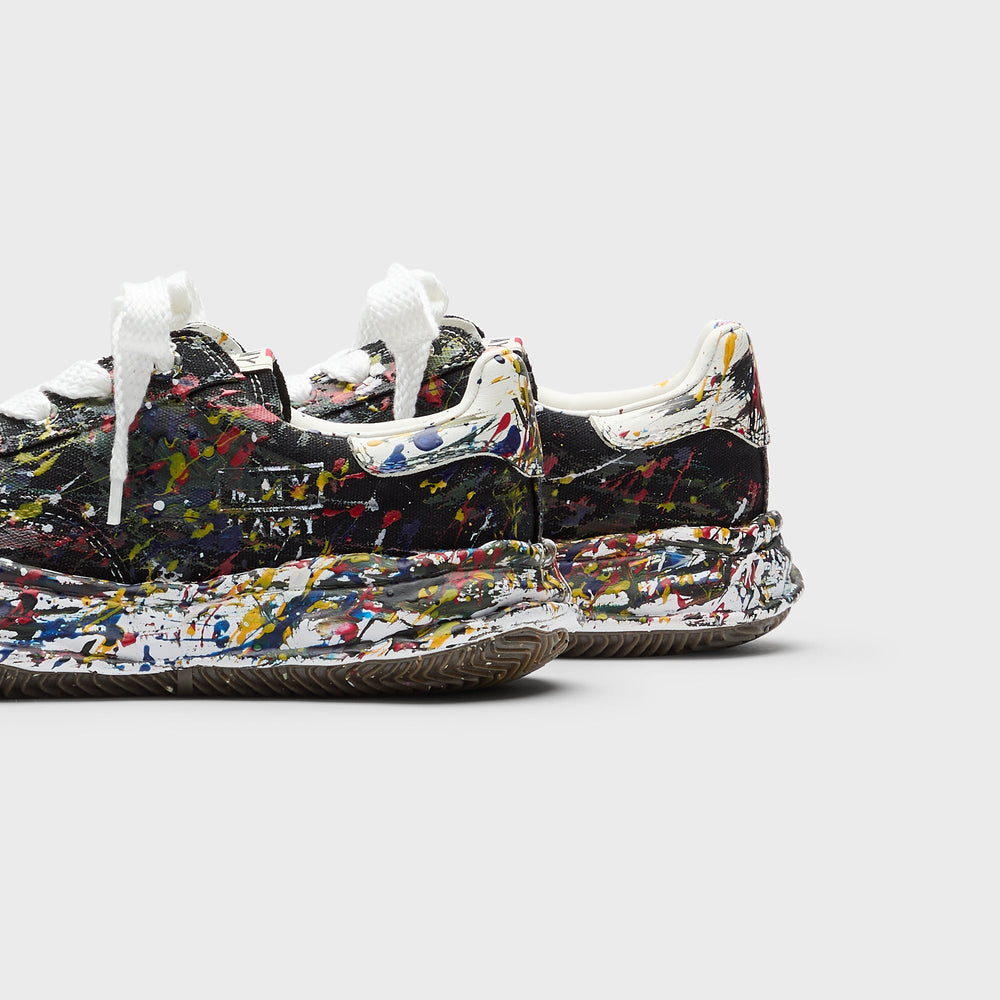 Mihara Yasuhiro Blakey Original Sole Sputtering Canvas Low Top Sneaker | Kith Black