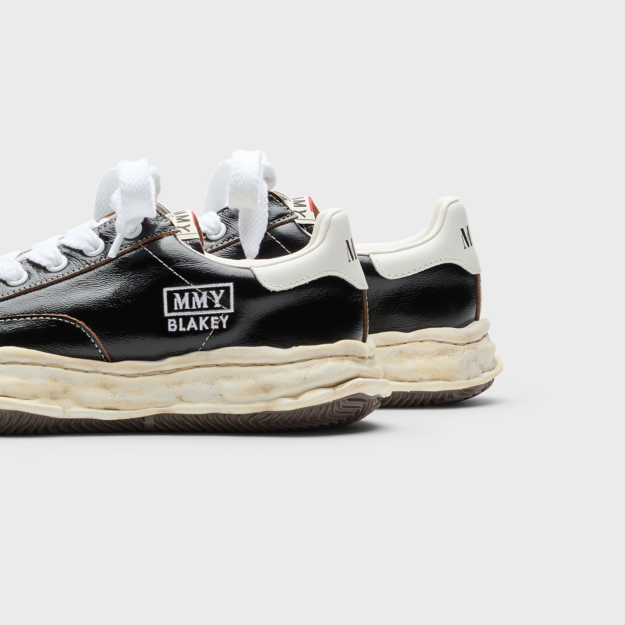 Mihara Yasuhiro Blakey Original Sole Wrinkled Leather Low Top Sneaker | Kith Black