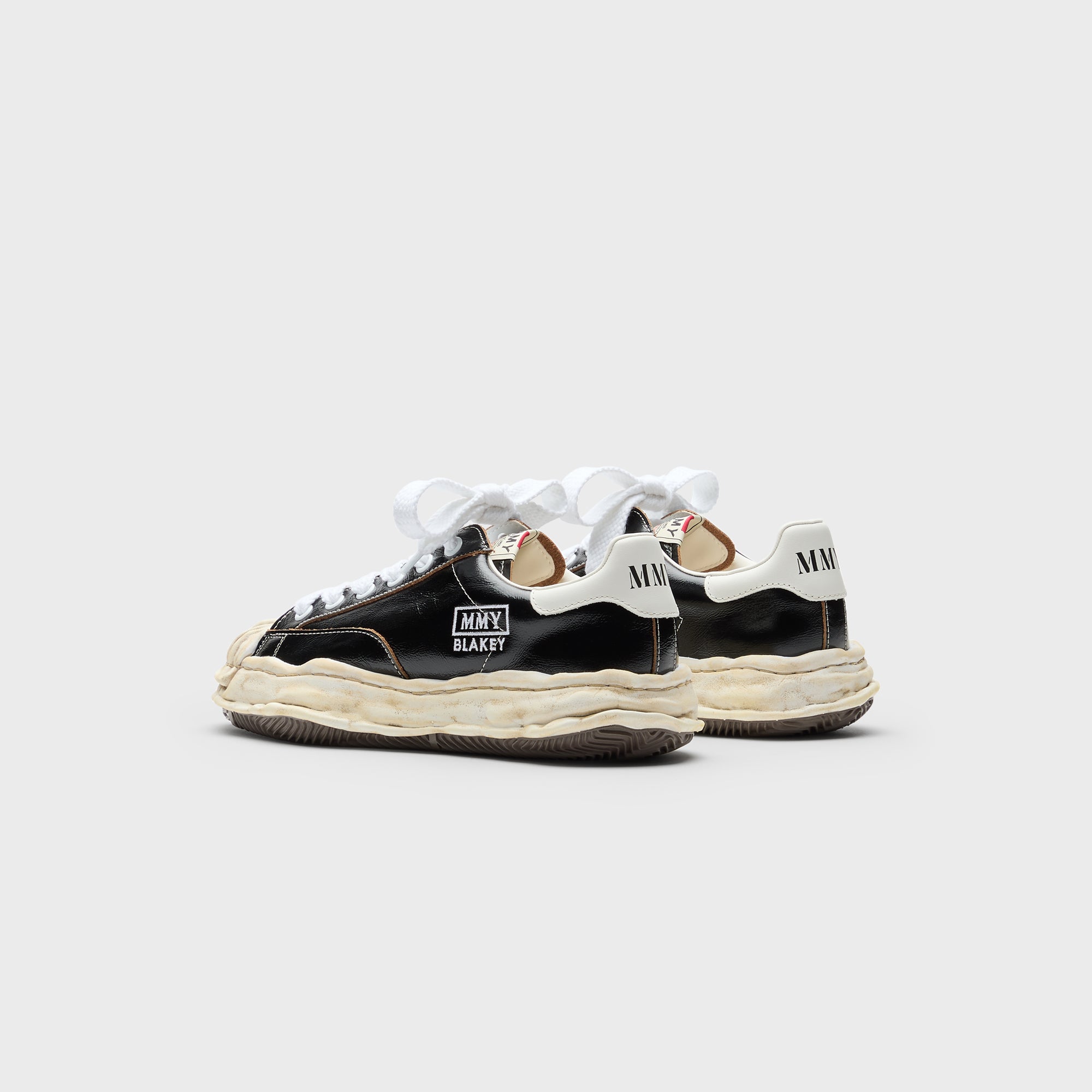Mihara Yasuhiro Blakey Original Sole Wrinkled Leather Low Top Sneaker | Kith Black