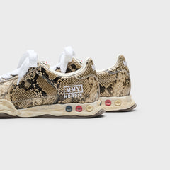 Mihara Yasuhiro Herbie Original Sole Printed Python Leather Low Top Sn | Kith Natural