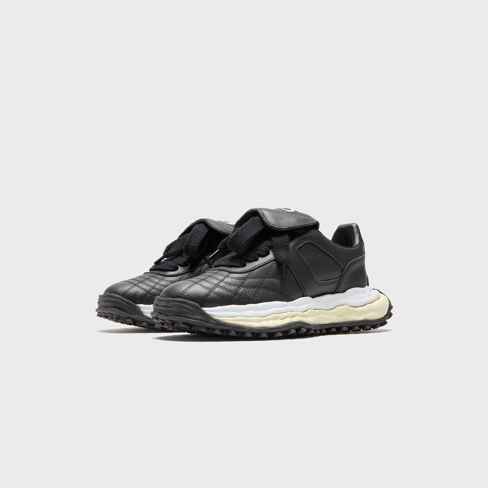 Mihara Yasuhiro Scott Original Sole Leather Low-Top Sneaker - Black | Kith Black