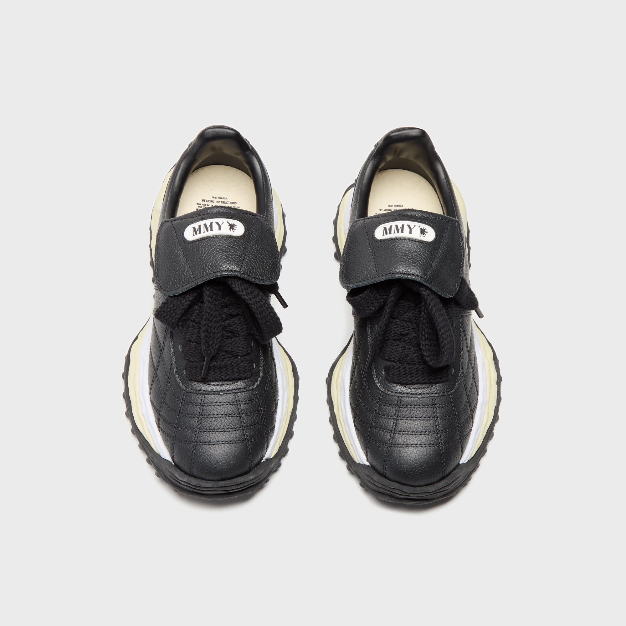 Mihara Yasuhiro Scott Original Sole Leather Low-Top Sneaker - Black | Kith Black