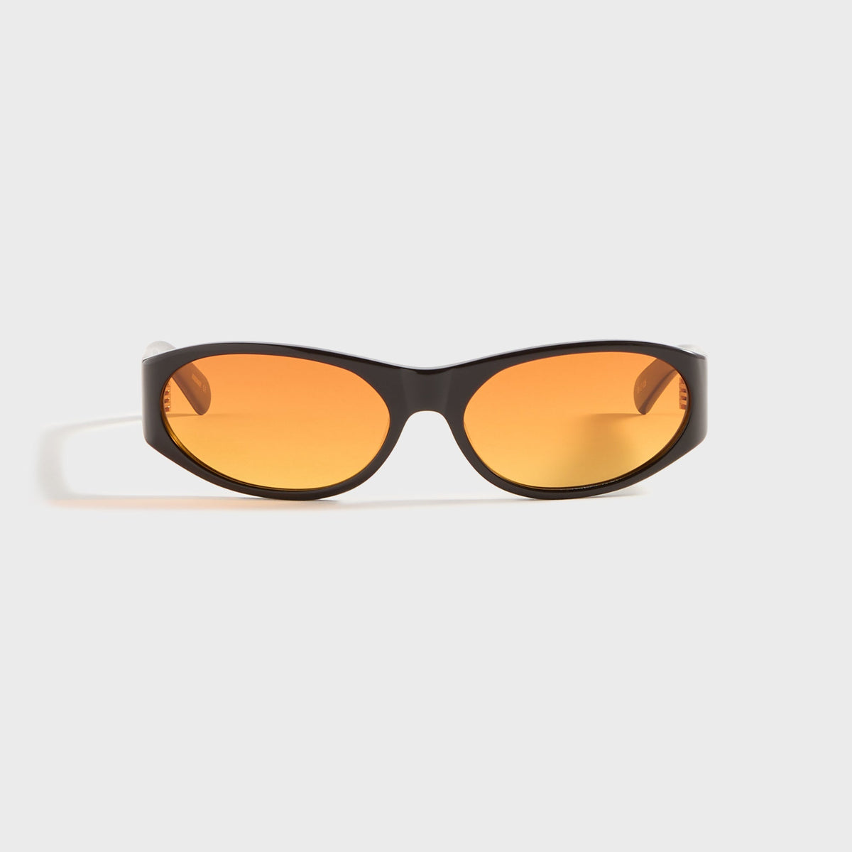 Flatlist Eddie Kyu - Solid Brown / Sunset Orange Lens | Kith Solid Brown / Sunset Orange Lens