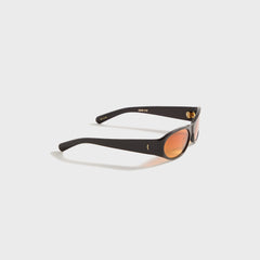 Flatlist Eddie Kyu - Solid Brown / Sunset Orange Lens | Kith Solid Brown / Sunset Orange Lens