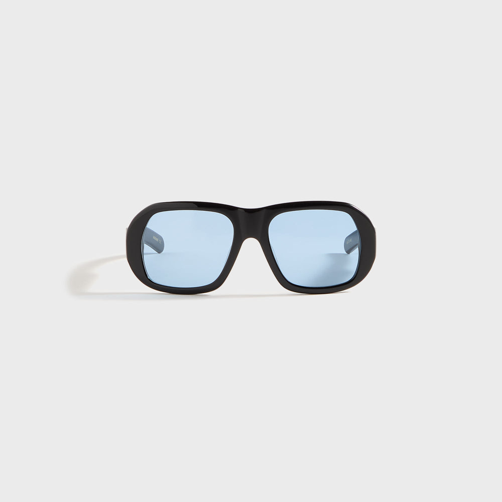 Flatlist Ford - Solid Black / Solid Blue Lens | Kith Solid Black / Solid Blue Lens