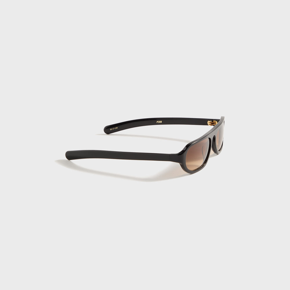 Flatlist Penn - Solid Black / Brown Gradient Lens | Kith Solid Black / Brown Gradient Lens