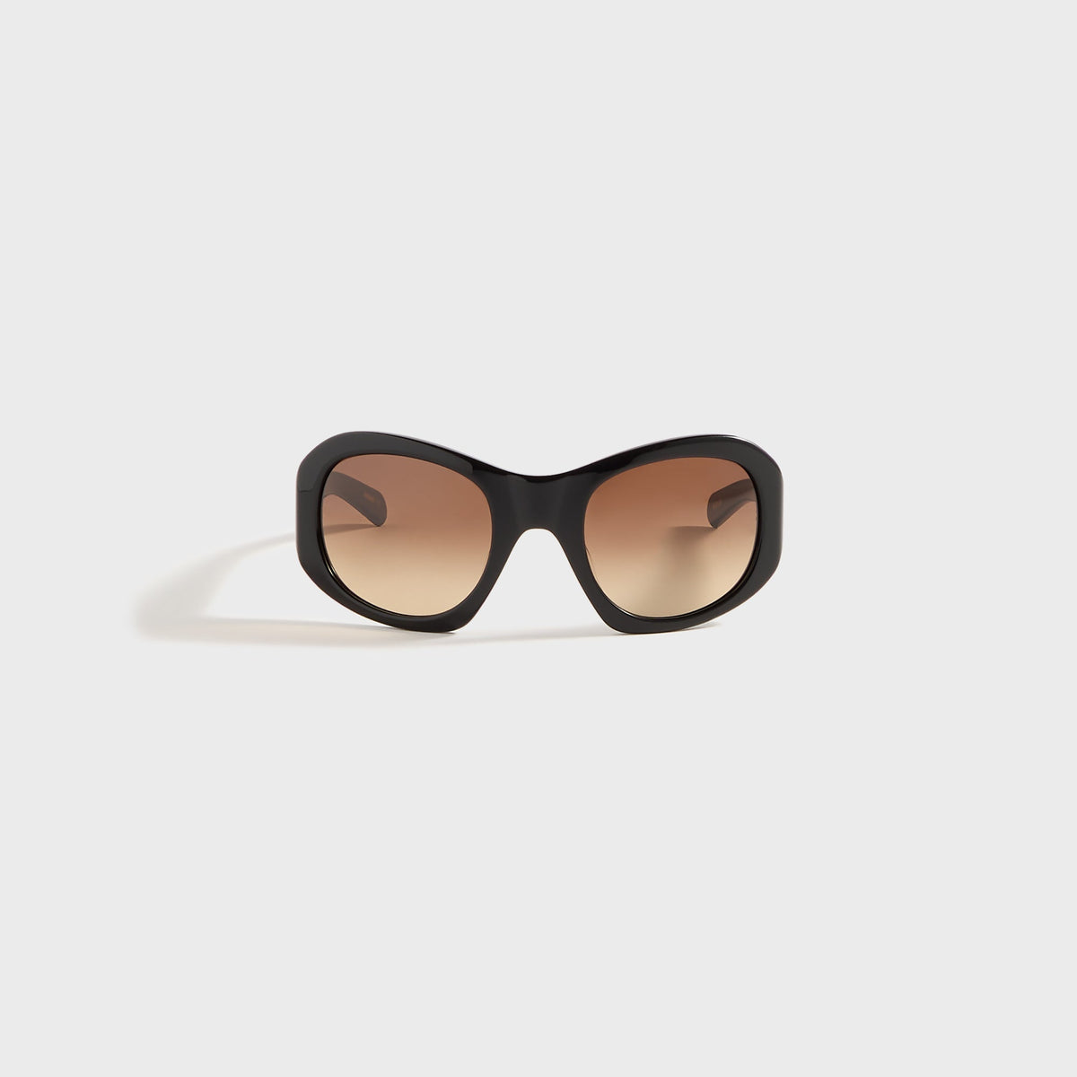 Flatlist Ezra - Solid Black / Brown Gradient Lens | Kith Solid Black / Brown Gradient Lens