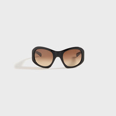 Flatlist Ezra - Solid Black / Brown Gradient Lens | Kith Solid Black / Brown Gradient Lens