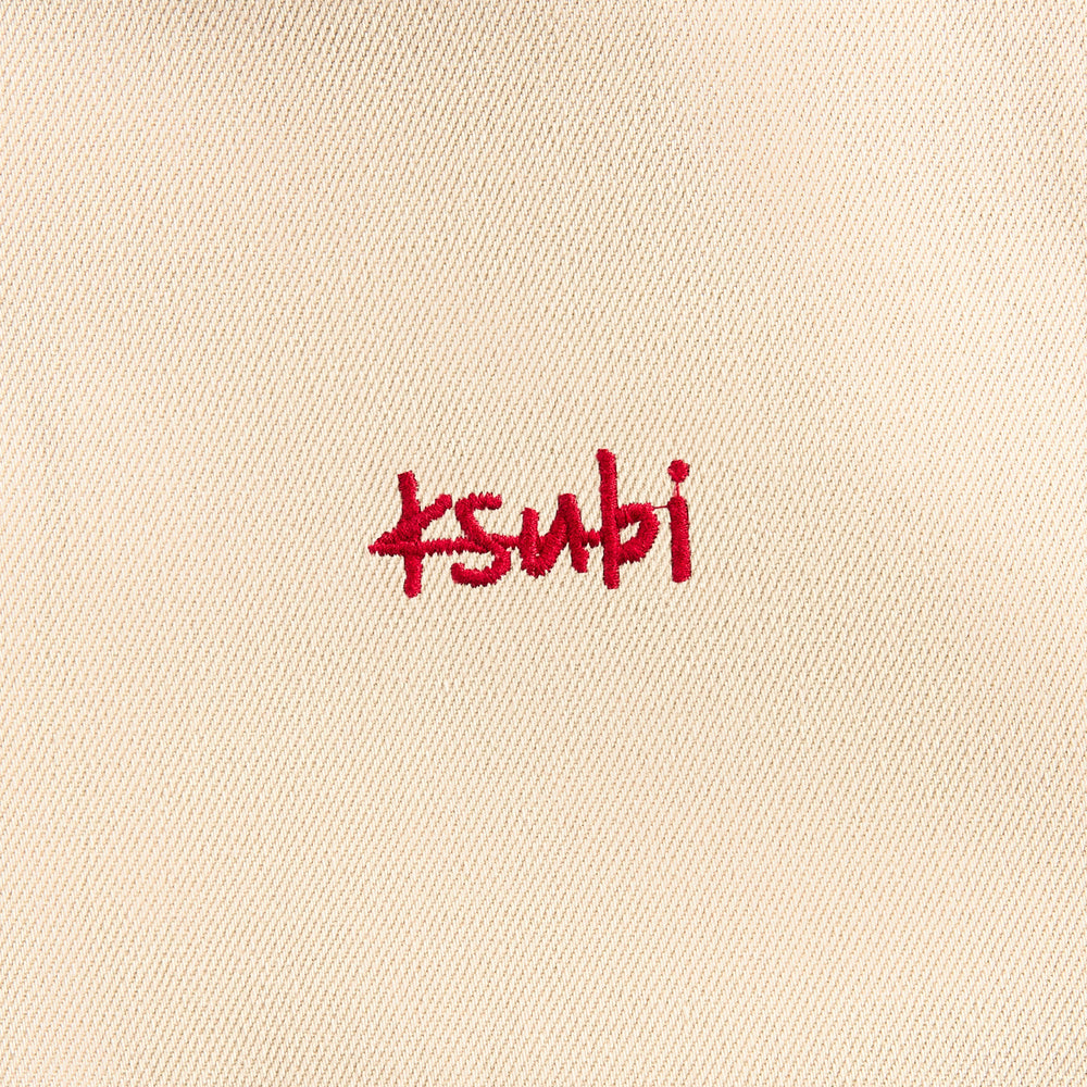 Ksubi Zipped Denim Hoodie - Ecru | Kith Ecru