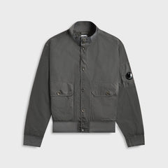 C.P. Company Chrome-R Full Button Jacket - Smoked Pearl | Kith Smoked Pearl