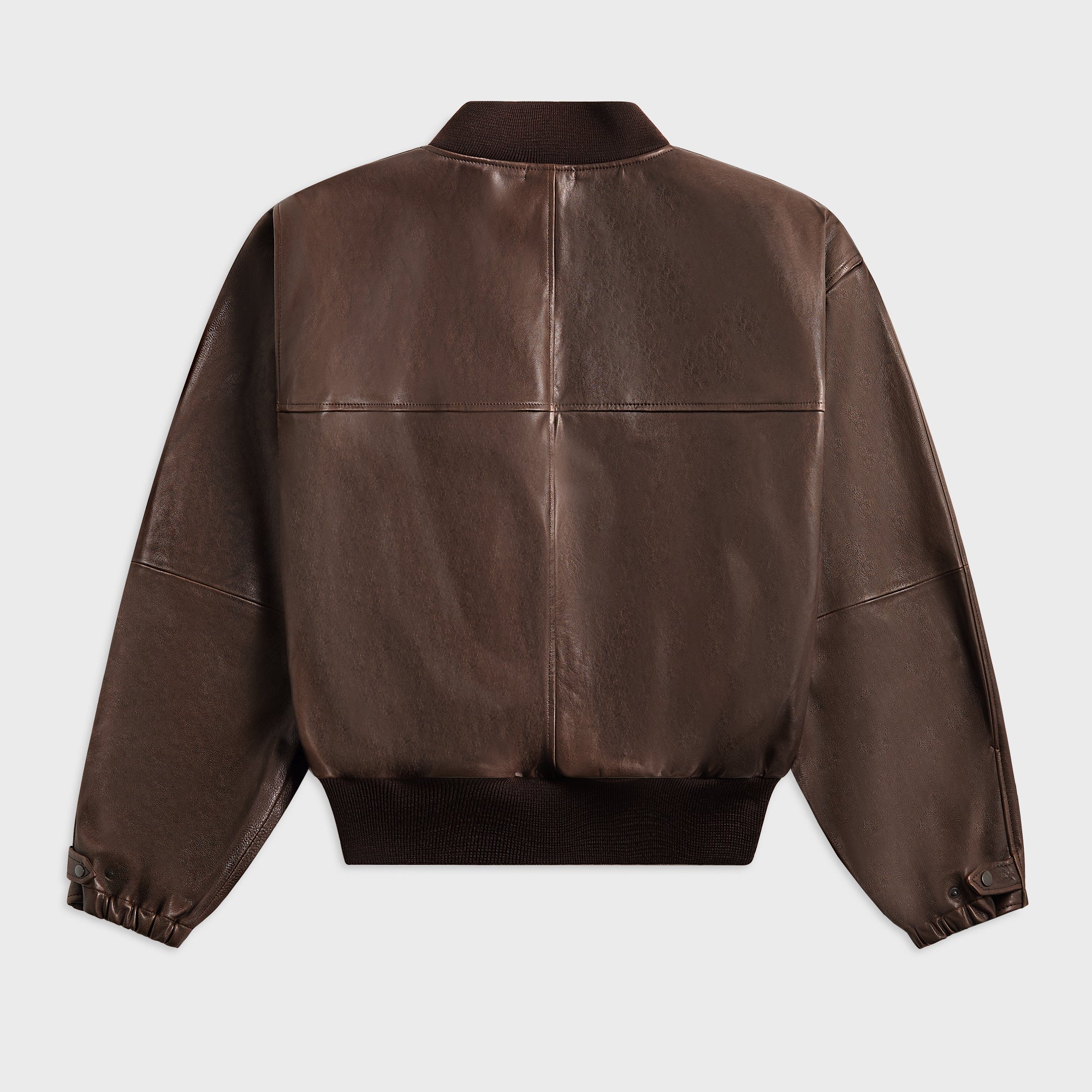 Auralee Lamb Leather Flight Blouson - Brown | Kith Brown
