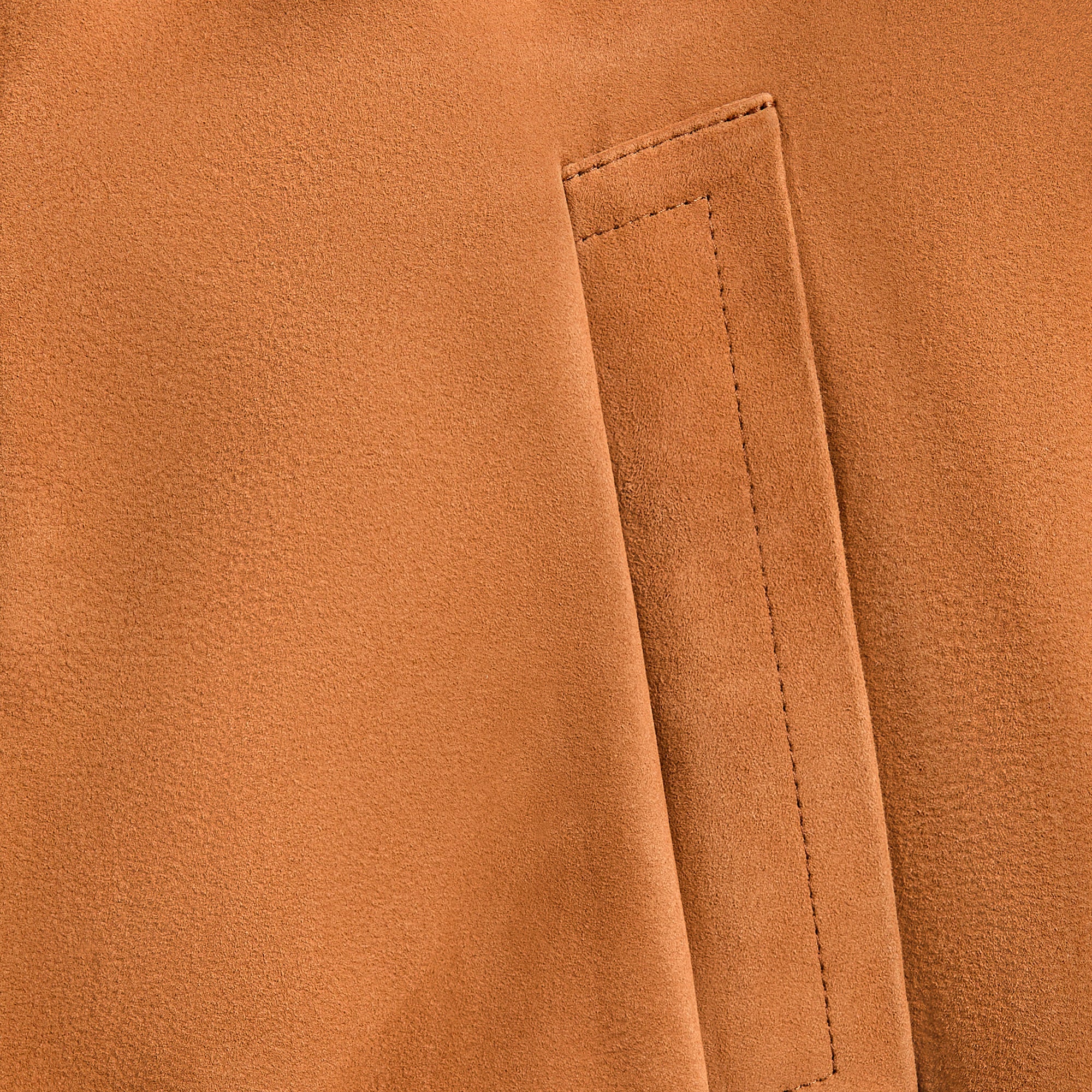 Auralee Lamb Suede Zip Blouson - Camel | Kith Camel