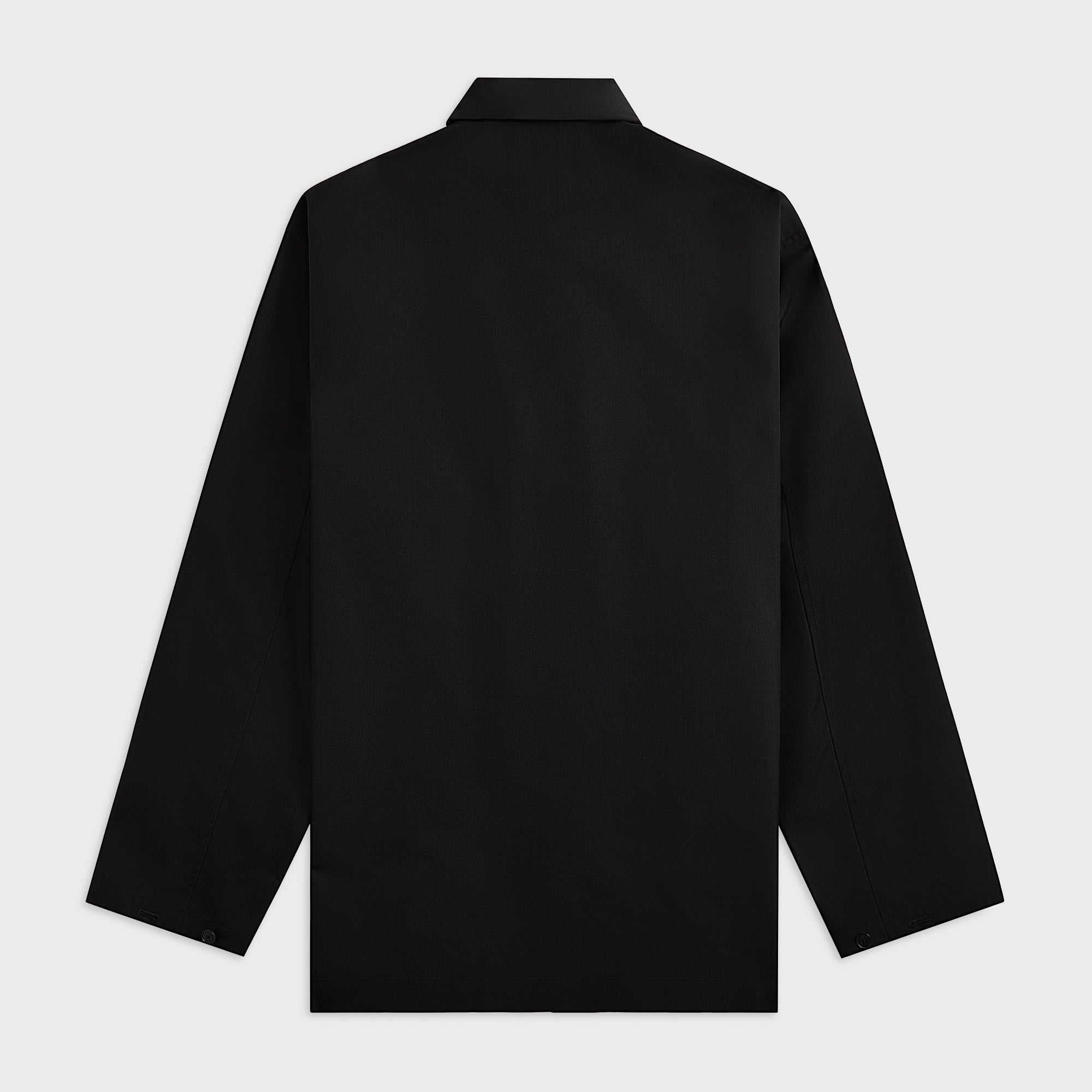 Auralee Wool Herringbone Over Shirt - Black | Kith Black