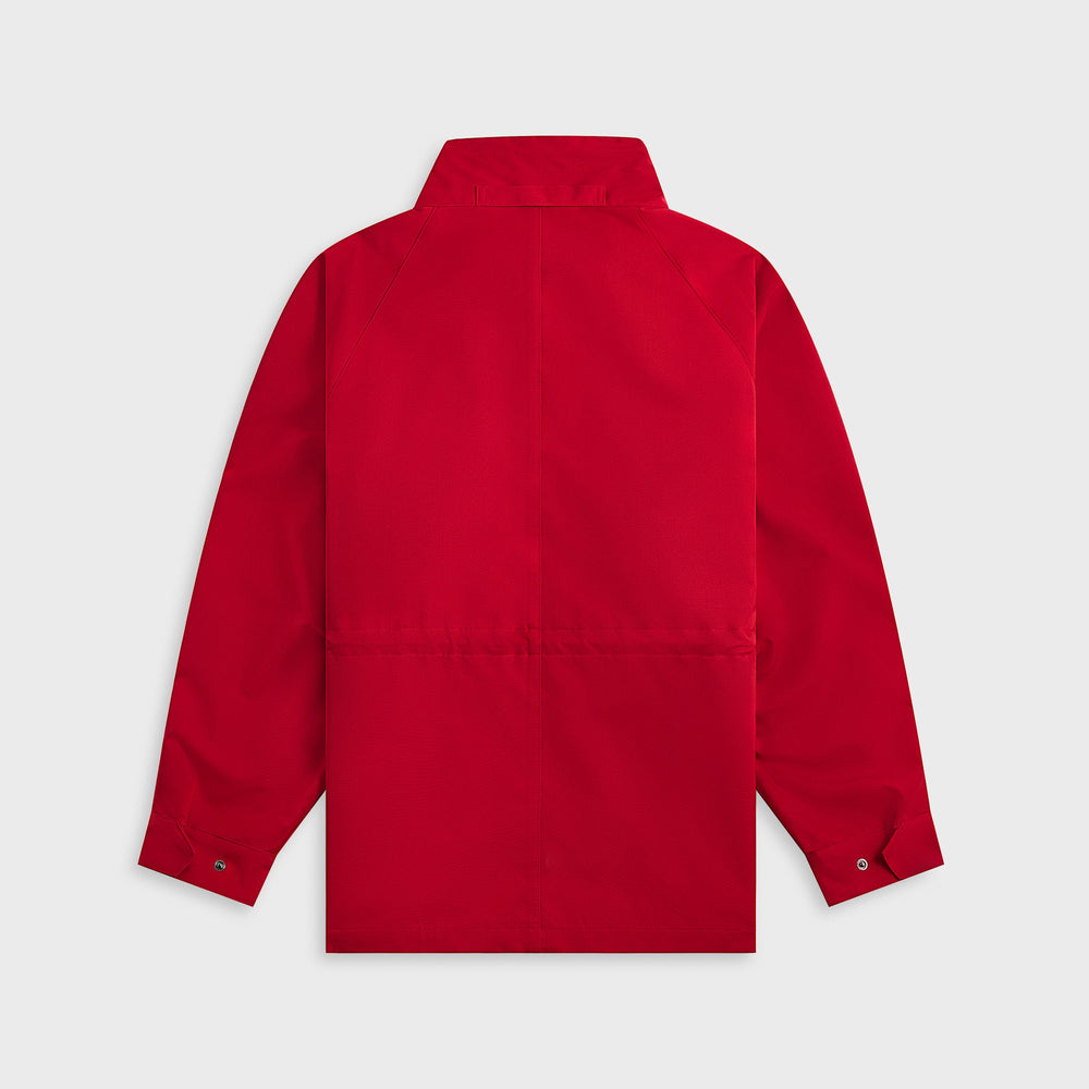 Auralee Wool Max Canvas High Neck Zip Blouson - Red | Kith Red