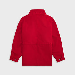 Auralee Wool Max Canvas High Neck Zip Blouson - Red | Kith Red