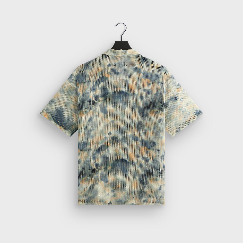 Kith Cotton Mesh Thompson Camp Collar Shirt - Cyanotype | Kith Cyanotype