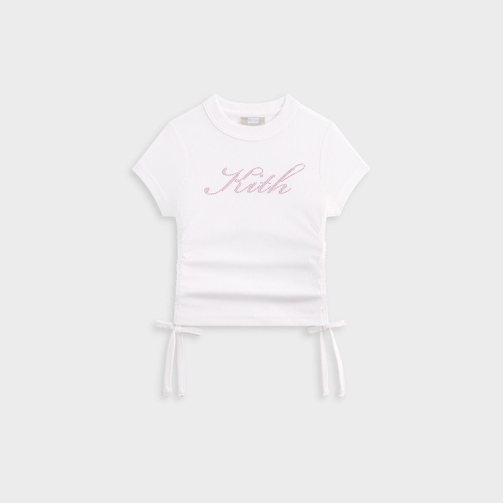 Kith Kids Ruched Mulberry Tee - White | Kith White