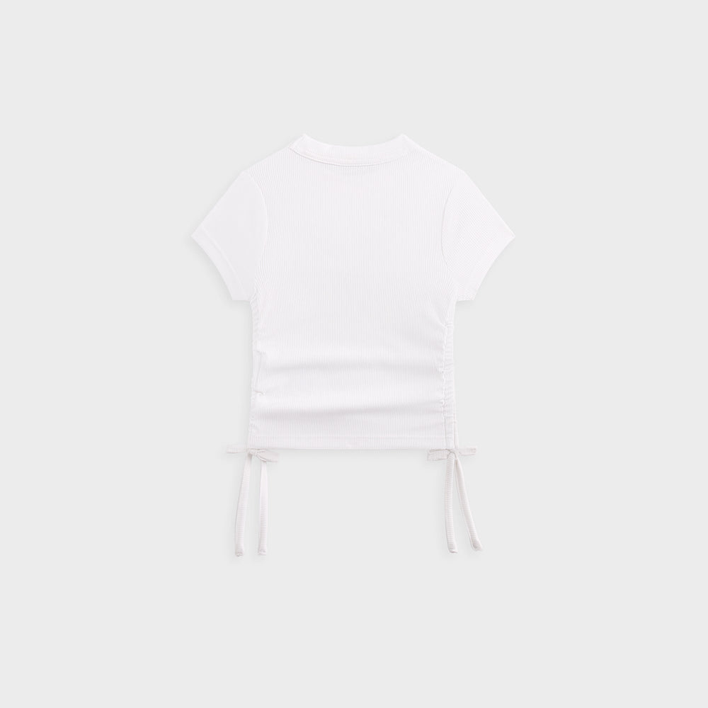 Kith Kids Ruched Mulberry Tee - White | Kith White