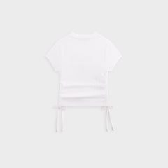 Kith Kids Ruched Mulberry Tee - White | Kith White