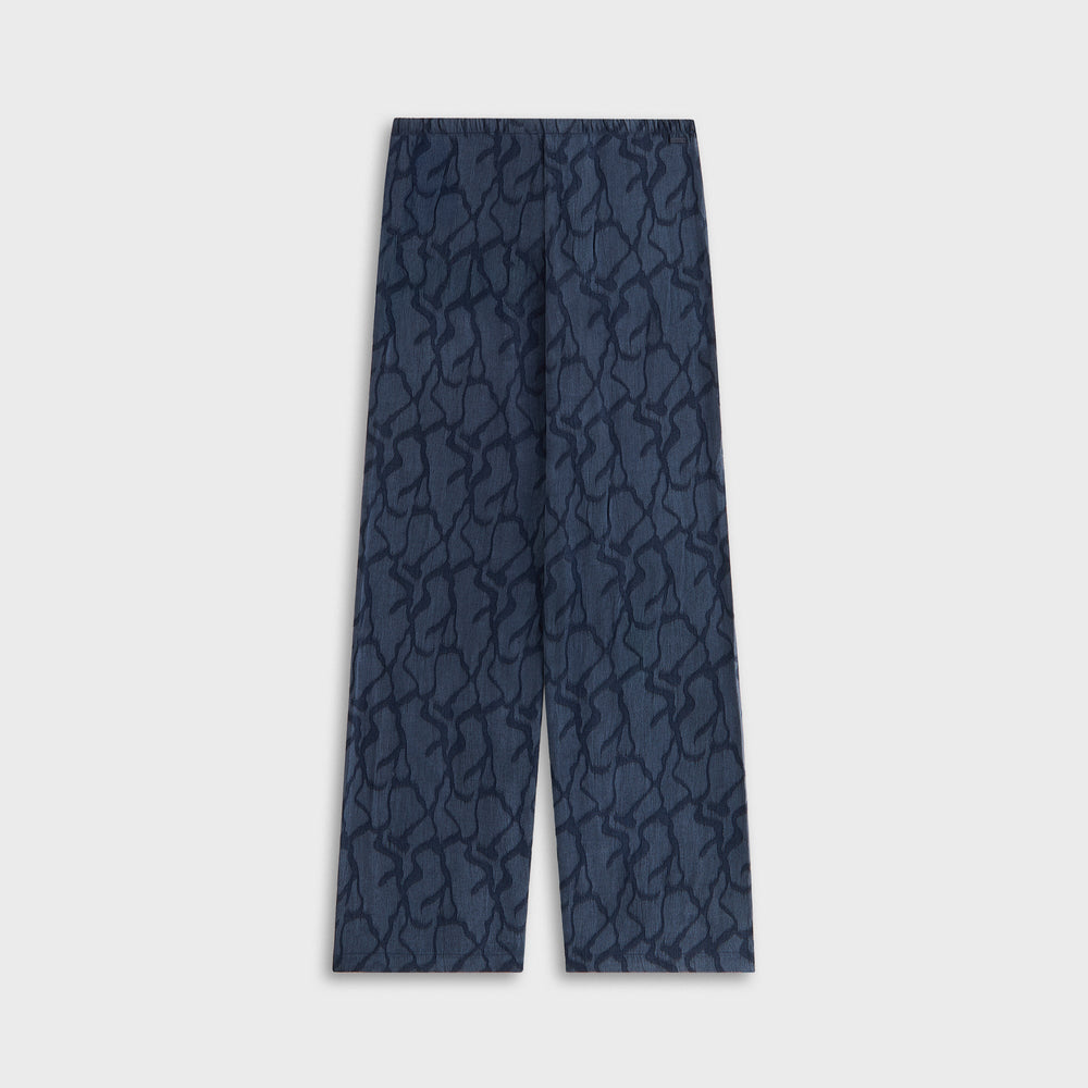Kith Women Ida Wavy Jacquard Pant - Nocturnal | Kith Nocturnal