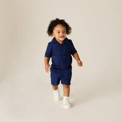 Kith Baby Monogram Terry Camp Short - Screen | Kith Screen