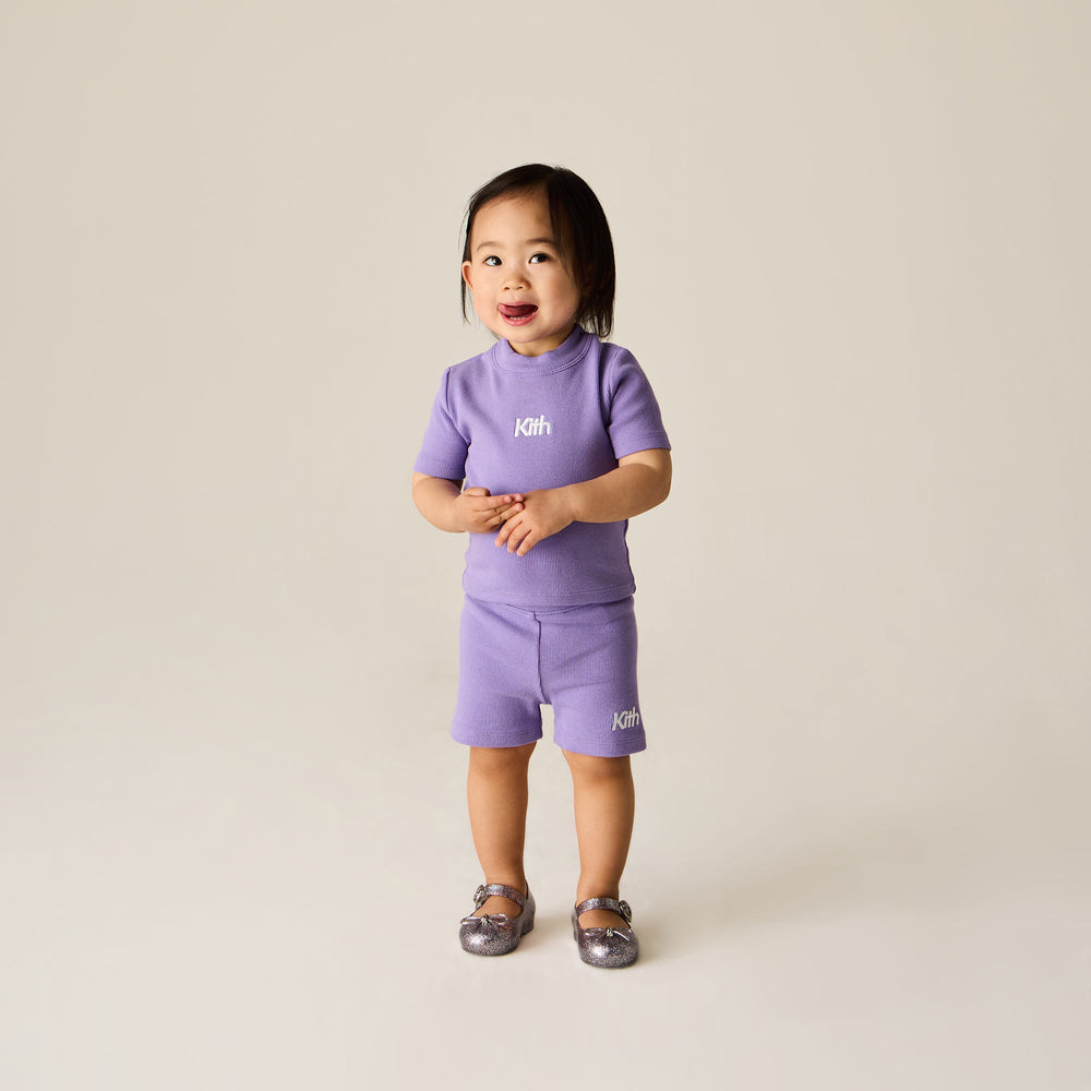Kith Baby Rib Mulberry Tee - Iris | Kith Iris