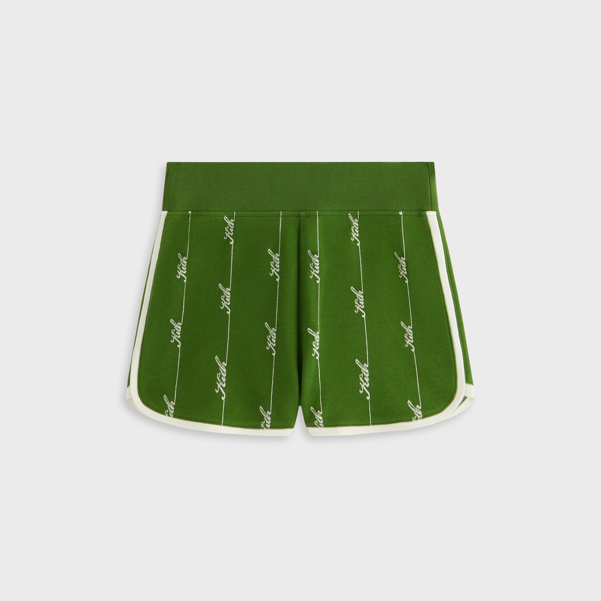 Kith Women Mica Pique Logo Knit Short - Turf | Kith Turf