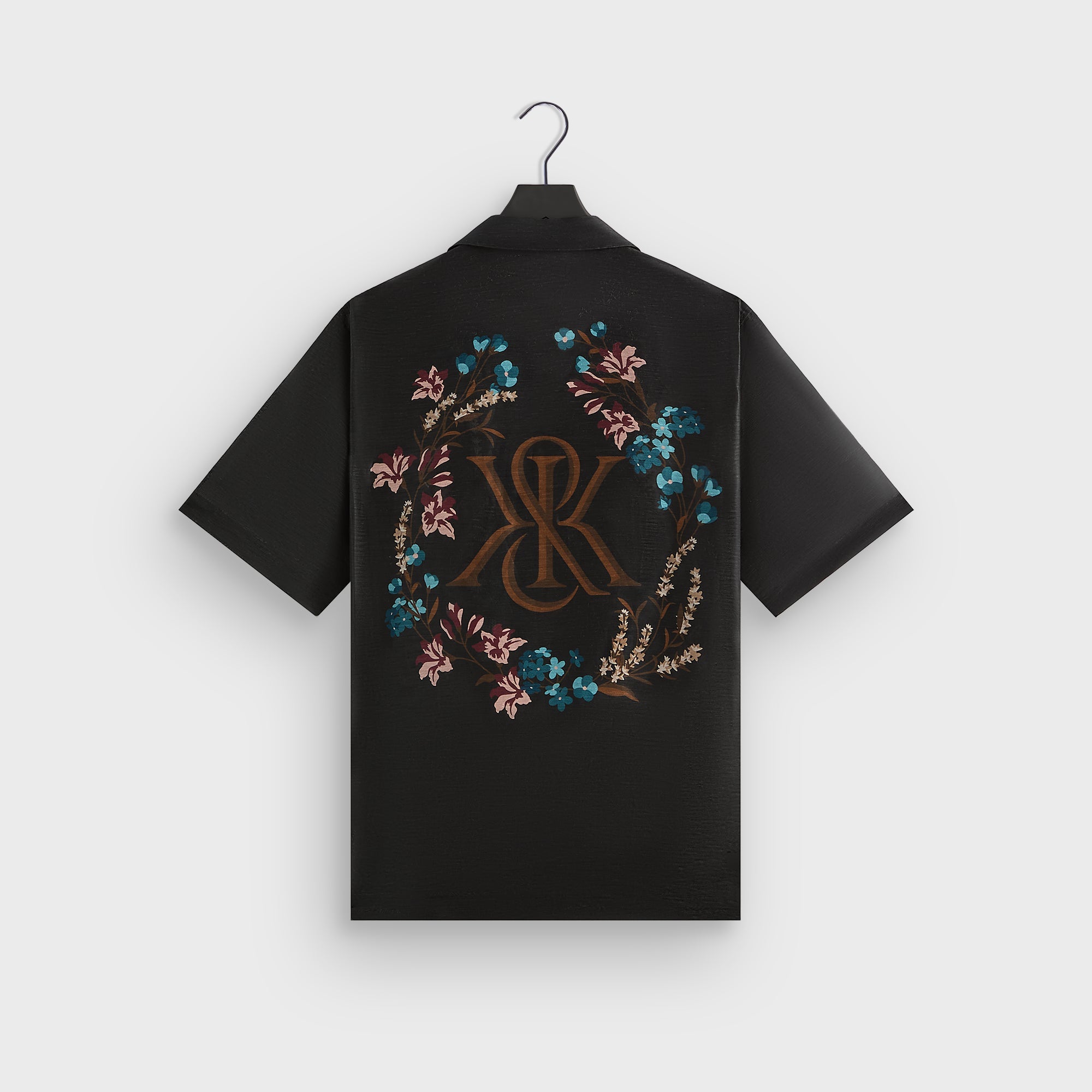 Kith Linen Thompson Camp Collar Shirt - Black | Kith Black