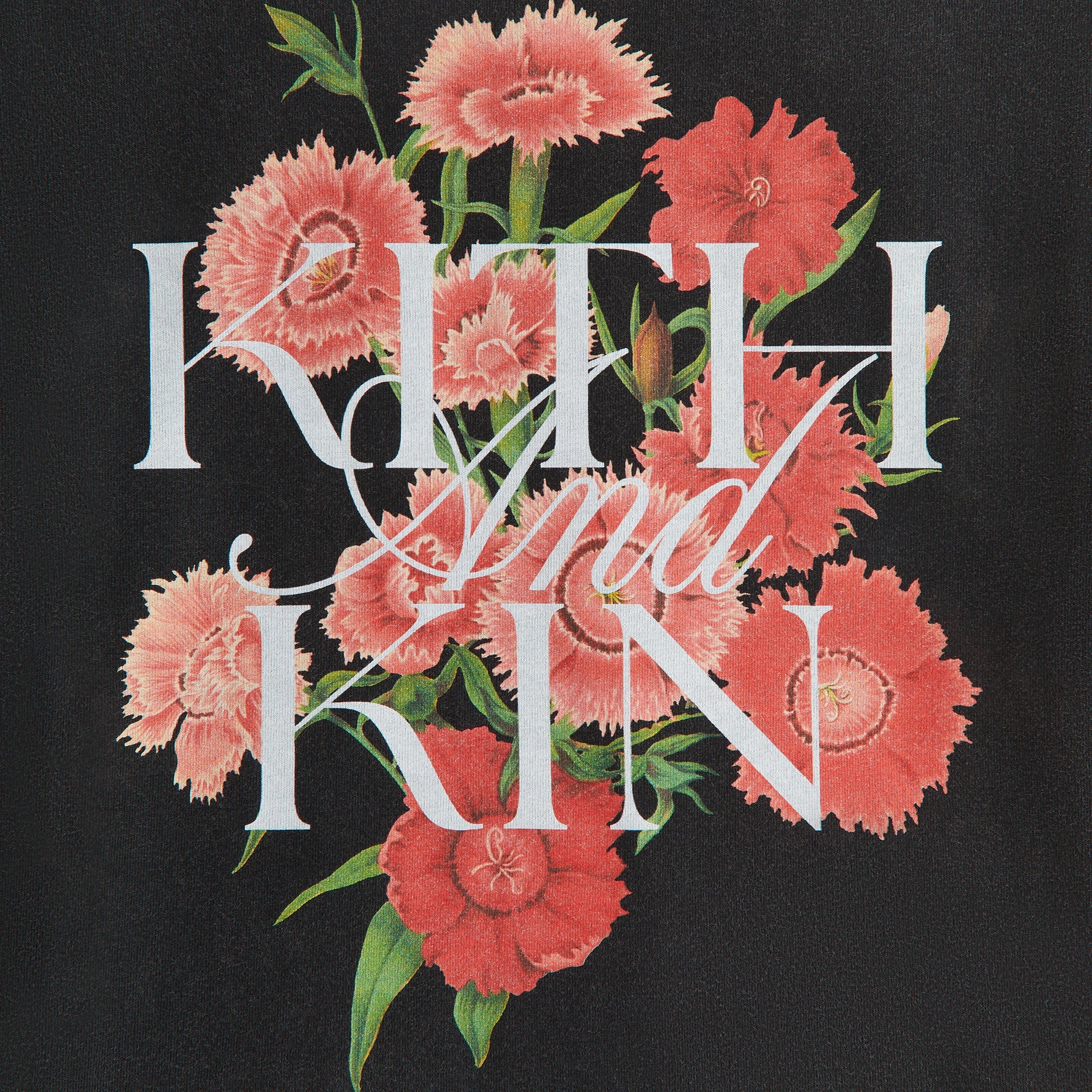 Kith Women Floral Vintage Tee - Black | Kith Black