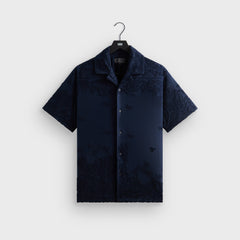 Kith Bandana Micro Terry Thompson Camp Collar Shirt - Nocturnal | Kith Nocturnal