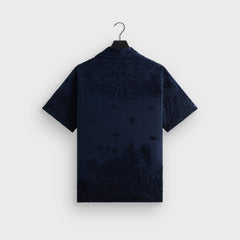 Kith Bandana Micro Terry Thompson Camp Collar Shirt - Nocturnal | Kith Nocturnal