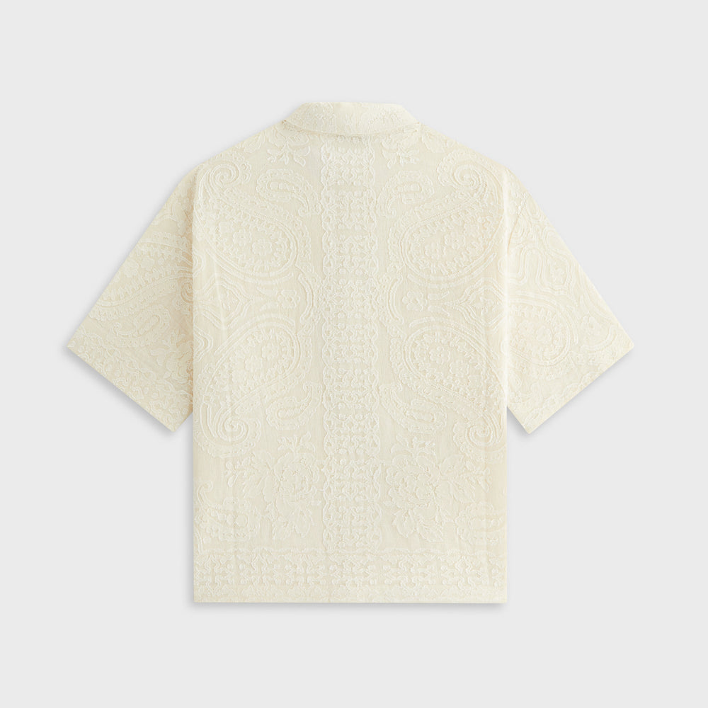 Kith Women Mari Paisley Gauze Shirt - Waffle | Kith Waffle