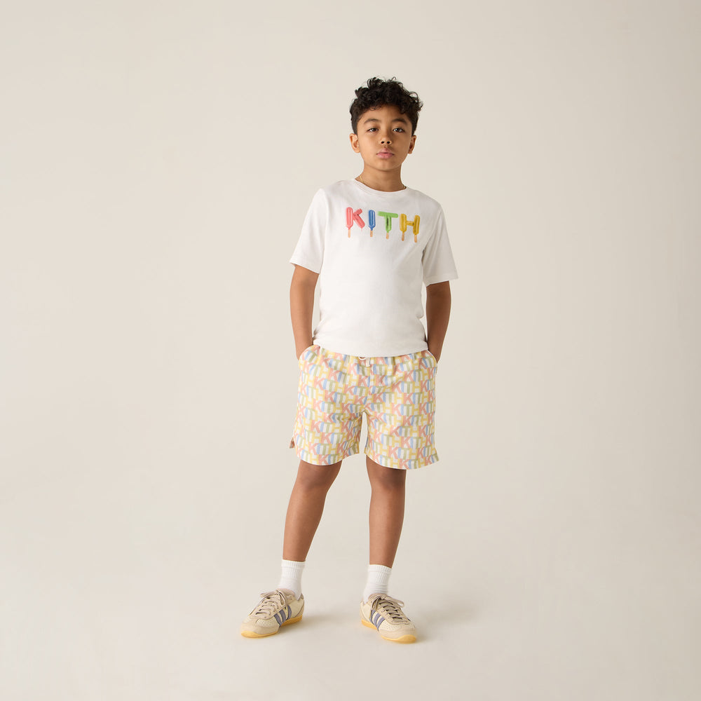 Kith Kids Monogram Thompson Camp Short - Silk | Kith Silk