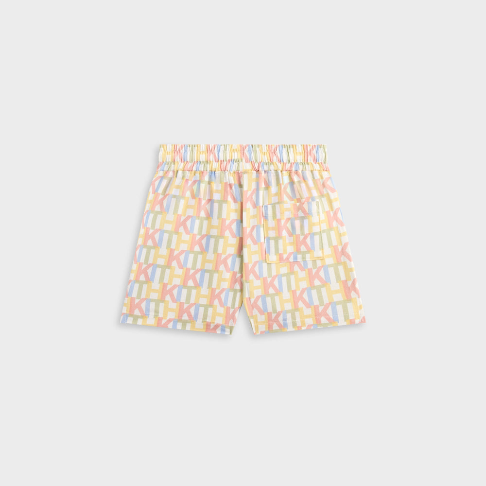 Kith Kids Monogram Thompson Camp Short - Silk | Kith Silk